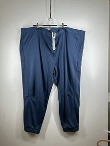 Adidas Men's Cold Rdy Golf Jogger Pants 6XL Blue Snap Fleece Sweatpants NEW - Picture 1 of 10