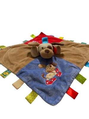 Mary Meyer Taggies Buddy Dog Personaje Manta 13" x 13" Seguridad Bebé Manta Foto 1 de 4