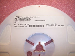 QTY (4000) 1800pf 50V 10% X7R 0603 CERAMIC MLCC CAPACITORS 06035C182KAT2A AVX - Picture 1 of 1