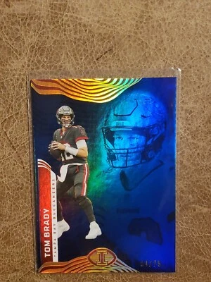 2022 Panini Illusions Trophy Collection Blue 04/75 Tom Brady #91 - Image 1 of 2