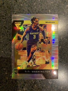 2022-23 Panini Chronicles DP Flux Silver Prizm TyTy Washington Jr. #10
