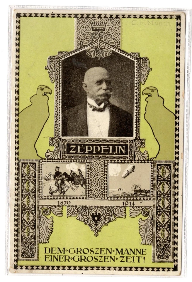 ZEPPELIN/Flugpost GRAF ZEPPELIN SELTENE AK  (CA1462 - Bild 1 von 1