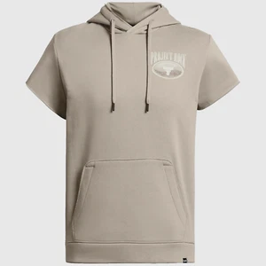 Sudadera con capucha de manga corta Under Armour Project Rock para hombre talla grande topo - Imagen 1 de 2