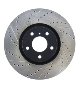 Disc Brake Rotor-Sport Cross-Drilled and Slotted Front Right Stoptech 127.42095R - Image 1 of 2