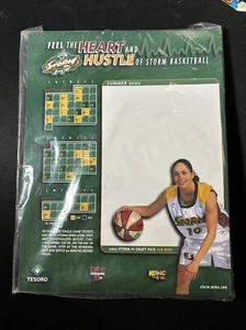 2002 Seattle Storm Dry Erase Board Schedule - WNBA Basketball - SUE BIRD - SGA - Picture 1 of 2