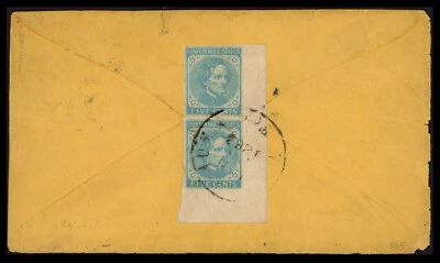 CSA Scott # 6, "par" empatado por Tullahoma, TN, CDS a Whiteroad, Carolina del Norte. (56519) Foto 1 de 2