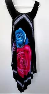 Hots Wing Women Long Dress Sleeveless Rose Sun Dress one size fit most Comfy-NWT - Picture 1 of 9