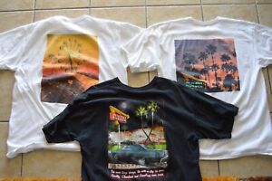 3 In-N-Out Buger T-Shirts Classic Car Anniversary XL Restaurant Collectible