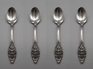 Oneida Stainless Flatware - GRAND MAJESTY - Teaspoons - Set of Four USA NOS - Picture 1 of 3