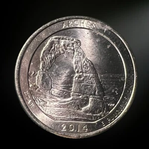 2014 P Philadelphia ATB Quarter Arches Brilliant Uncirculated (BU) - Picture 1 of 2