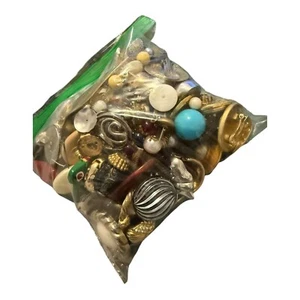 Vintage Scrap Jewelry Lot - For Parts, Repair, Crafts, Art, Repurposing 1.8lbs - Picture 1 of 5