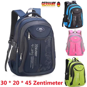 Kinder Schultasche Schulrucksack Schulranzen Mädchen Jungen Rucksack Backpack DE - Bild 1 von 12