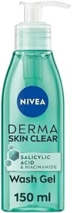 NIVEA Derma Skin Clear Wash Gel (150ml), Deep Cleansing Face Wash Gel, Salicylic - Picture 1 of 7