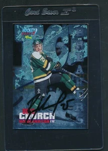 1995/96 Classic #BH15 Brad Church Washington signed Auto *D7015 - Bild 1 von 1