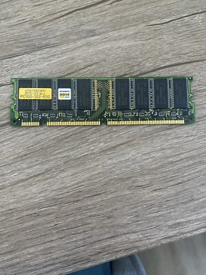 Hyundai HYM7V651601 BTFG-10S BA-A PC-100-322-620 Memory RAM Korea 0014 - Image 1 of 2