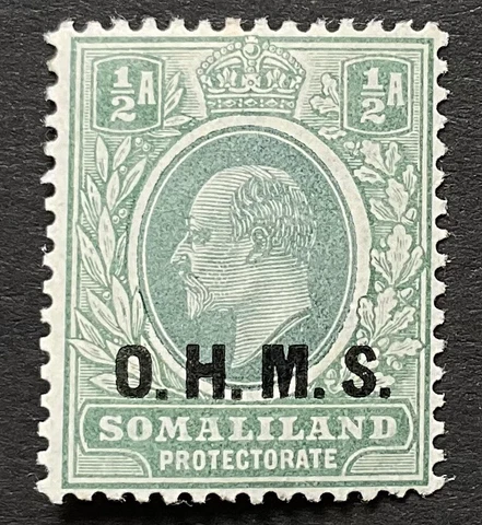 Somaliland Protectorate 1904 ½a Dull Green & Green OHMS O/P SG O.10 ( Ct £13- ) Cover