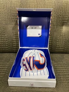 Cappello Maglia Nuova Era Noah Syndergaard Bianca New York Mets Autentica V1 9Fifty - Foto 1 di 12