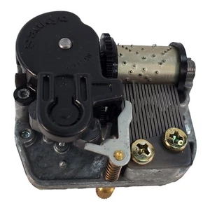Sankyo Music Box Movement 18 Note On Off Switch "You Captured my Heart" VIDEO - Picture 1 of 7