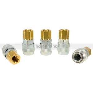 5 piezas 1/4 NPT Accesorios de Manguera de Aire Estilo M Línea de Herramientas Compresor Enchufe de Construcción - Imagen 1 de 6