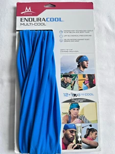 Mission Compact Cooling Activation Neck Gaiter Face Cover Blue New - Picture 1 of 5