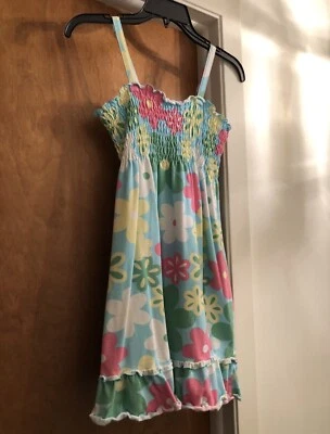 CIRCO Girls Pastel Floral Tube Top Tank Summer Sundress (Size M-7/8)(Great Cond) - Image 1 of 2