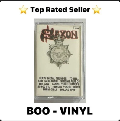 Saxon - Strong Arm of The Law - cassette tape album VG / Mint Condition - Image 1 of 4