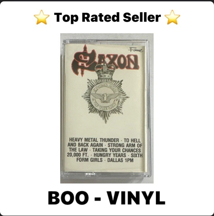 Saxon - Strong Arm of The Law - cassette tape album VG / Mint Condition - Image 1 of 4