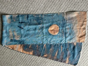 Reunion Des Musees Nationaux France Silk Wool Scarf Sun Beautiful 12x32 WOW! - Picture 1 of 7