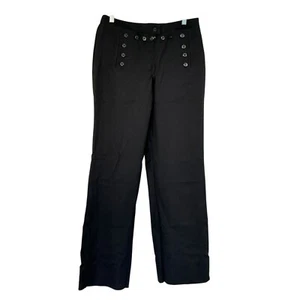 NWT US Navy Wool Crackerjack Pants Women 12MR - 29.5” Waist (Unhemmed)Black DLA - Picture 1 of 14