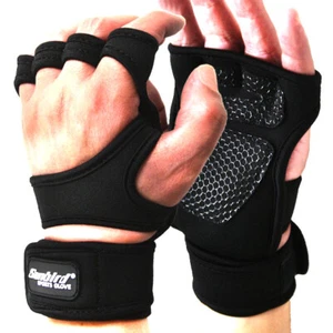 Sunbird Gym Gloves Iron Bar Pull-Up Push-Up Wrist Protection 1Pair - Picture 1 of 4
