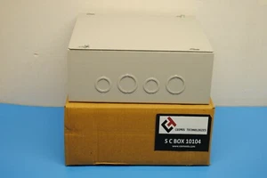 Scatola di giunzione/pull box con coperchio a vite in metallo 10"x10"x4" con KO, NEMA 1 interno - Foto 1 di 6