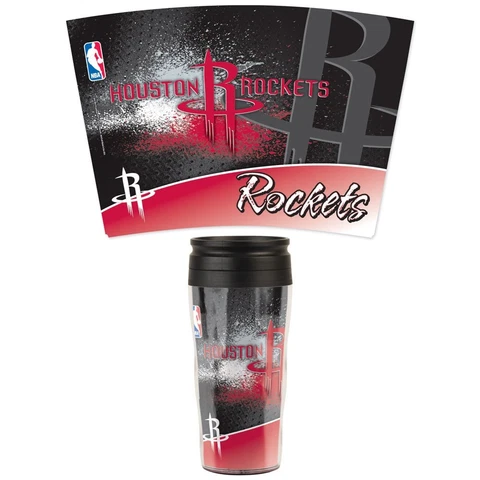 Houston Rockets Wincraft NBA 16oz Contour Travel Mug FREE SHIP! Cover