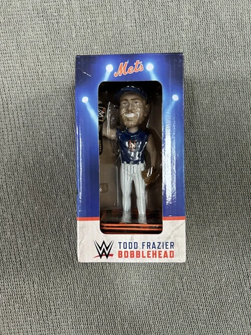 WWE MLB NEW YORK METS TODD FRAZIER With Belt 2019 BOBBLEHEAD Cover