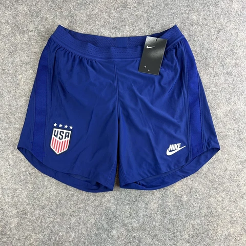 Nike Vaporknit USWNT Soccer Shorts Womens Sz Small Blue USA CD8940-421 Football Cover