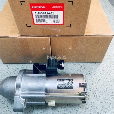 OEM Starter Motor 31200-5A2-A52 for 2013-2017 Honda Accord 2.4L 15-2016 CR-V - Image 1 of 4