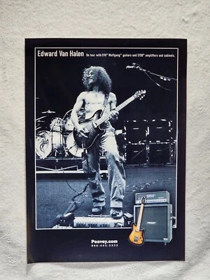 Eddie Van Halen Peavey Promo Poster + Bonus Poster - Image 1 of 4