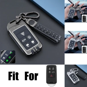 Zinc Alloy Silicone Car Key Case Cover Bag For VOLVO V40 V60 S40 S60 S70 S80 S90 - Picture 1 of 16