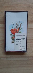 DDR Briefpapier "Wiesenstrauß" VEB Exklusiv Leipzig - Bild 1 von 2