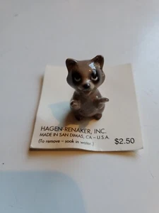 Retired Hagen Renaker Baby Raccoon Begging - Picture 1 of 7