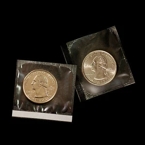 2003 P+D Arkansas State BU Washington Statehood Quarters in Original Mint Cello - Picture 1 of 2