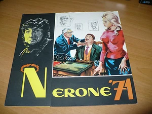 CINEMA BROCHURE NERONE '71 GINO BRAMIERI MERLINI CAROTENUTO BUCCELLA LITTLE TONY - Bild 1 von 1