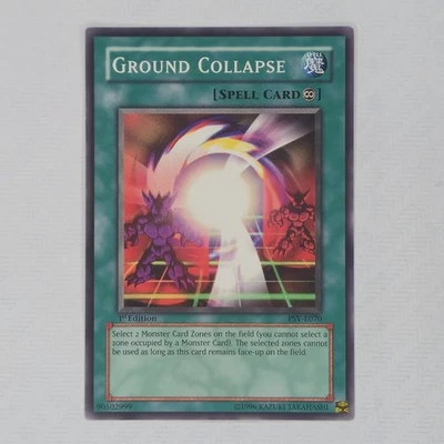 YuGiOh Ground Collapse PSV-EN070 Pharaoh's Servant Common 1st edition - Image 1 of 2