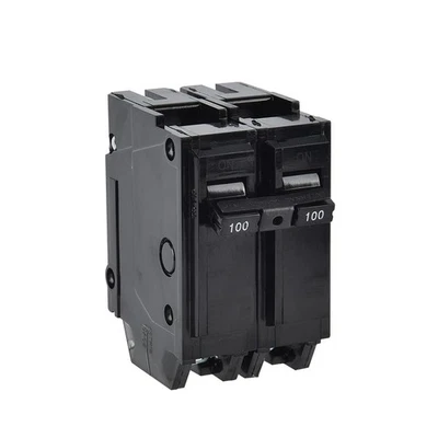 100 Amp Breaker, CNAODUN 2 Pole Circuit Breaker 120/240VAC 10KA Plug-in Mount
