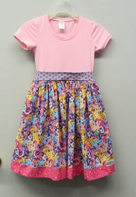 Girls size 8 Dress My Little Pony Theme K Pea - Image 1 of 4