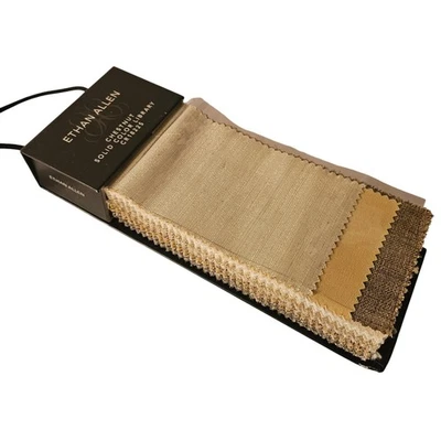 Ethan Allen Chestnut Solid Color Library Fabric Swatches CR1822S Home Decor - Image 1 of 4