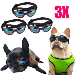Adjustable Pet Dog Goggles Glasses Snow Windproof UV Protection Sunglasses Eye - Picture 1 of 10