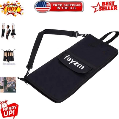 Bolsa de baquetas resistente al agua con bolsillo externo - Tiene capacidad para 12 pares de palos Foto 1 de 4