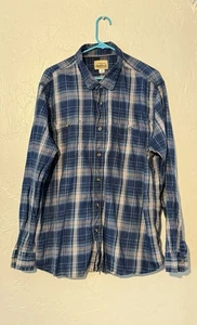 Roebuck and Co Men's Shirt Long Sleeve Plaid Button Up XXL - Picture 1 of 4