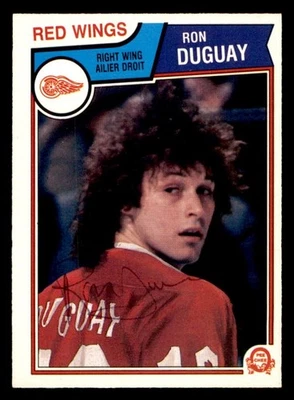 1983 OPC O-Pee-Chee Hockey #121 Ron Duguay Signed Autograph (no COA) - Image 1 of 2