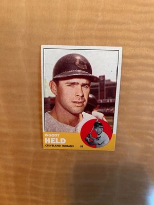 1963 Topps Baseball #435 ¡¡Woody Hold!! ¡ENVÍO DE $1!! Foto 1 de 2